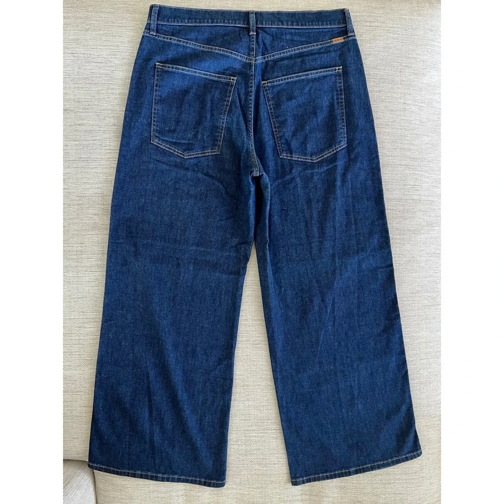 AYR The Big Salad Jeans Size 31 Vandalay Blue Wide Leg Lightweight‎ Denim